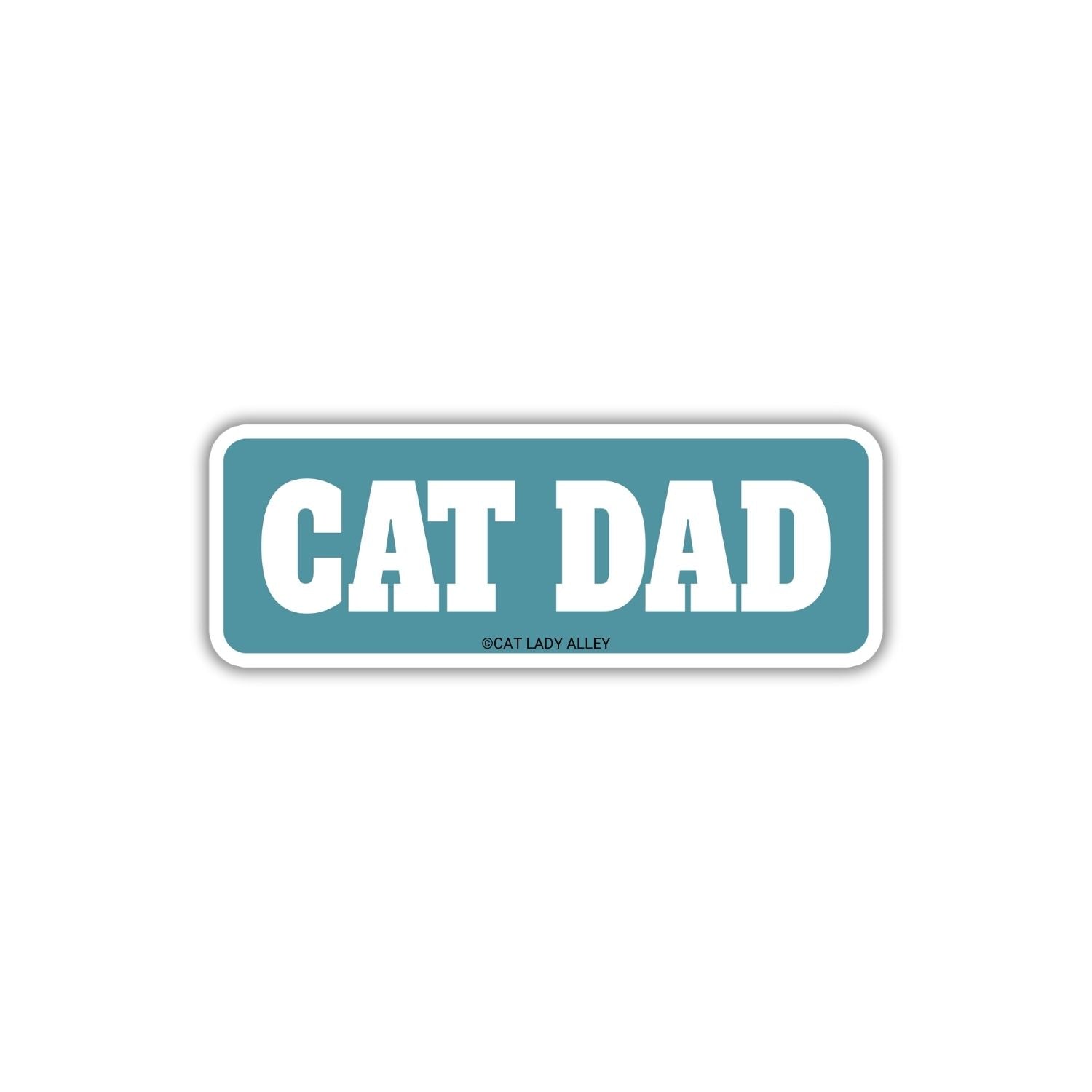 cat dad sticker