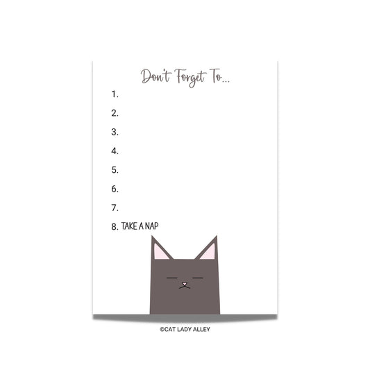 Don't Forget To Cat Notepad