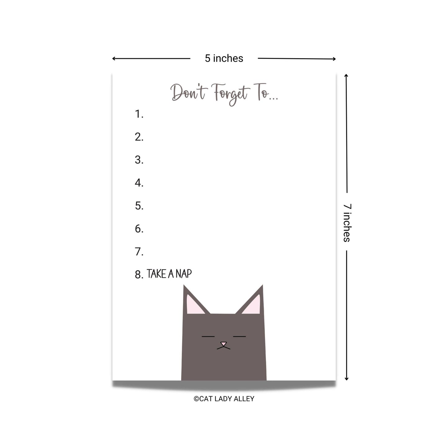 Don't Forget To Cat Notepad
