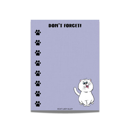 Don't Forget Mini Cat Notepad