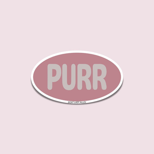 Purr Cat Sticker