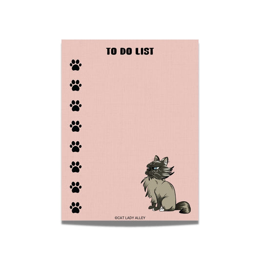 To Do List Mini Cat Notepad